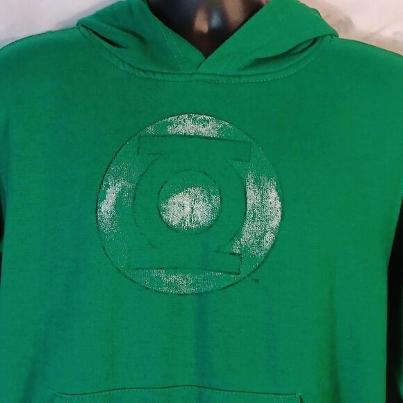 Vtg Green Lantern from Six Flags Hoodie - Picture 2 of 6